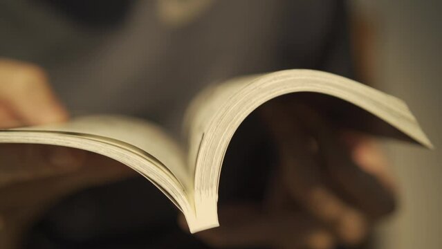 Reading Manga, a Japanese comic book, from right to left page