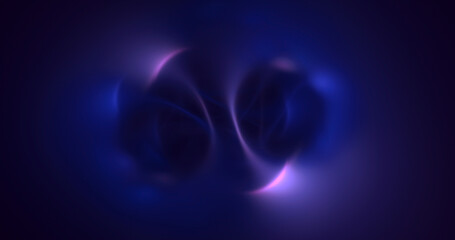 3D rendering abstract technology fractal background