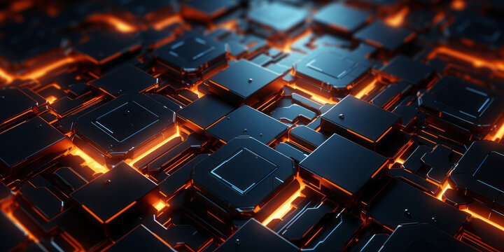 Futuristic ai tech background