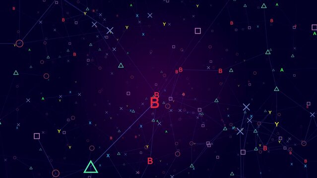 Background gaming console: Video game elements blended with PC icon design