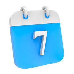 Calendar icon of day 7