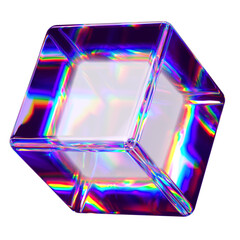 Transparent 3d dispersion cube
