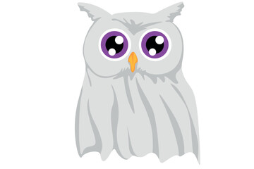 Сute Ghost Owl Svg, Halloween Svg