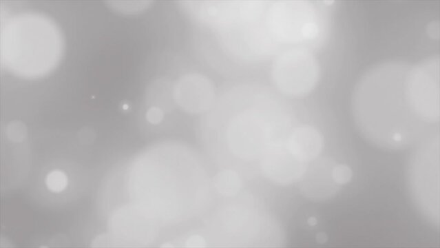Abstract white gradient blurred bokeh in magical motion design style on white background. We looped animation 4k  footage.