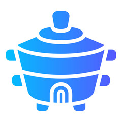 Obraz premium steamer Gradient icon