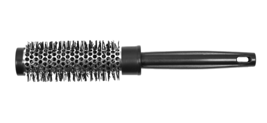 Comb for hair, hairbrush isolated on white, clipping path