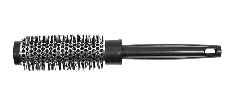 Comb for hair, hairbrush isolated on white, clipping path