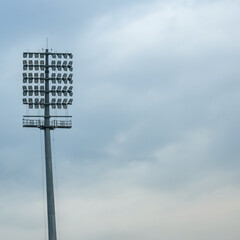 Cricket stadium flood lights poles at Delhi, India, Cricket Stadium Lights
