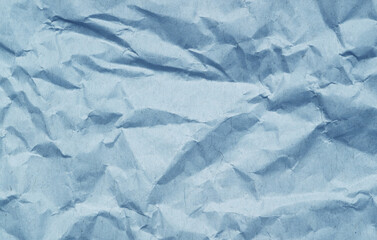 Artistic Light Blue Crumpled Paper Texture for Abstract Backdrop