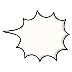 Obraz premium Comic Bubble Template Illustration