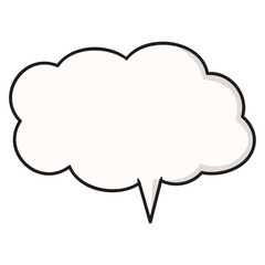 Comic Bubble Template Illustration