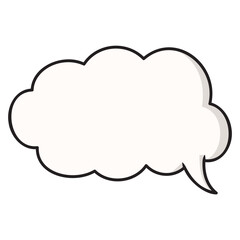 Comic Bubble Template Illustration