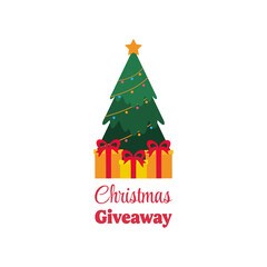 Christmas giveaway ornaments are used to decorate cards, posters, web decorations and products during the Christmas holiday season.