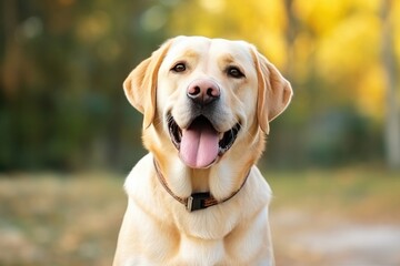 A Close Up Of A Dog With Its Tongue Out