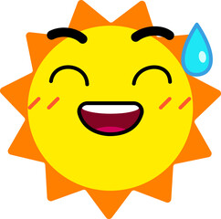 Sun Face Sweat Guilty