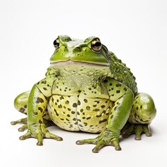 Obraz premium a frog in white background