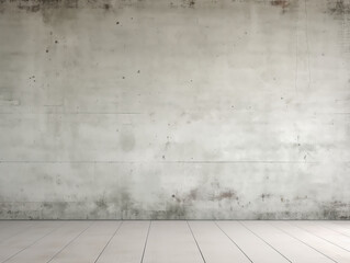 Gray grunge concrete wall abstract texture background created with Generative AI technology