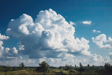 blue sky with clouds