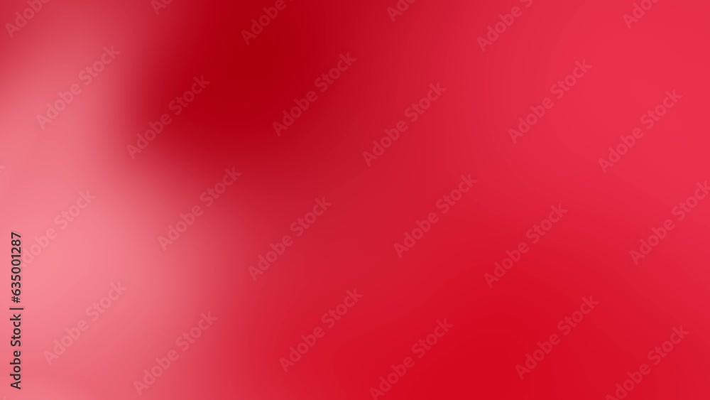 Wall mural blur abstract red soft gradient background for loop playback 4k 60fps video