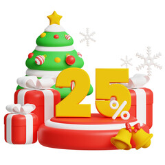 3D Icon for Christmas Sale