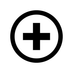 round plus icon transparent png