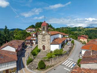Elevated Tranquility: San Martín el Real Church in Torazo, Asturias