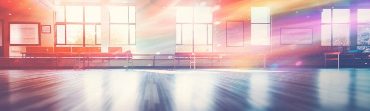 School theme concept banner