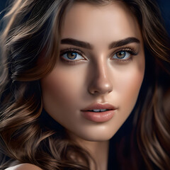 Obraz premium Radiant Beauty of Women Capturing Enchanting Moments.(Generative AI)