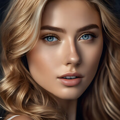 Radiant Beauty of Women Capturing Enchanting Moments.(Generative AI)