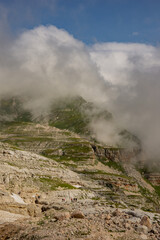mountain, sky, landscape, nature, mountains, alps, clouds, summer, forest, panorama, travel, snow, hill, view, green, valley, cloud, grass, alpine, panoramic, peak, hiking, europe, outdoors, trees