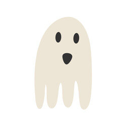 Simple and cute Halloween ghost