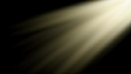 Lens golden flare sunlight light effect on transparent or black background. Sunshine, sunrise light effect animation. - Powered by Adobe