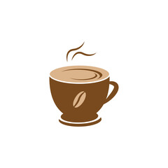 glass of coffee logo icon