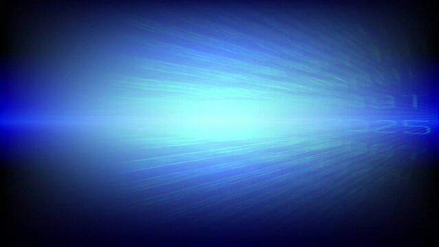 Abstract creative motion blur mathematics number on gradient blue background. Video animation Ultra HD 4k footage.