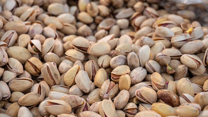 pistachio nuts close up