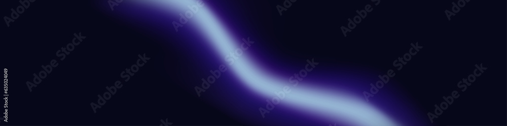 Poster soft abstract dark blue gradient horizontal banner artwork. blue gradient fluid waves concept. vecto