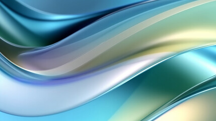 Fototapeta premium Abstract background of glossy color swirls with dynamic smooth perfect flowing wave lines. Element design for stylish, fashion, trendy, futuristic technology background concept