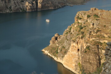 Diyarbakir Egil Castle, estimated to have been built during the Assyrian period, in the Egil district of Diyarbakır.