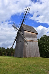 wiatrak, młyn, Wielkopolski Park Etnograficzny w Dziekanowicach, stary, architektura,   © Albin Marciniak