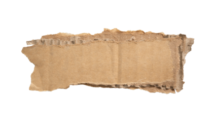 Torn cardboard paper for using as a text box