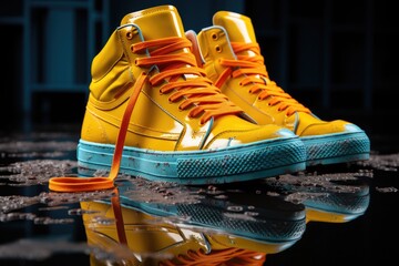 Innovative Sneaker Campaign - stock photography concepts