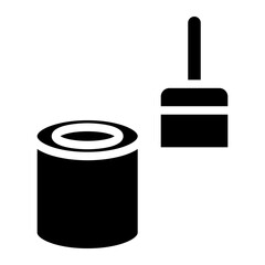 paint brush glyph 