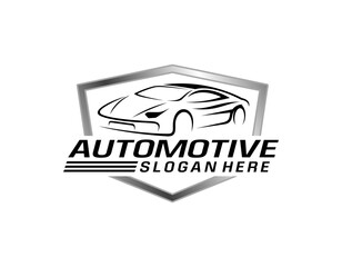 Sport Car Logo. Automotive, Car Showroom, Car Dealer Logo Design Vector