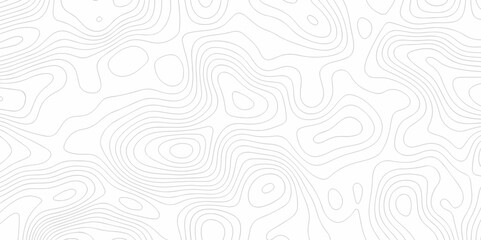 Seamless pattern with lines Topographic map. Geographic mountain relief. Abstract lines background. Contour maps. Vector illustration, Topo contour map on white background, Topographic contour lines.
