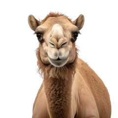 Obraz premium camel looking isolated on white