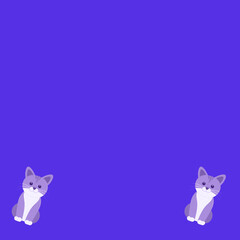 Pastel cartoon pet stripes background, cat drawing stripes business background, background for business banner and children's banner