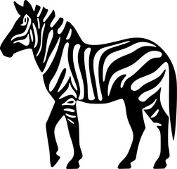 Fototapeta na wymiar Zebra - High Quality Vector Logo - Vector illustration ideal for T-shirt graphic