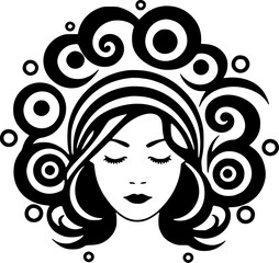 Boho - High Quality Vector Logo - Vector illustration ideal for T-shirt graphic