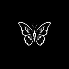 Butterfly | Minimalist and Simple Silhouette - Vector illustration