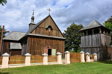 Wielkopolski Park Etnograficzny w Dziekanowicach, skansen starych domów, architektura, Polska © Albin Marciniak